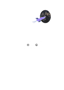 Mr. Gorsky - Fekete pixeles körvonalak az arc részein